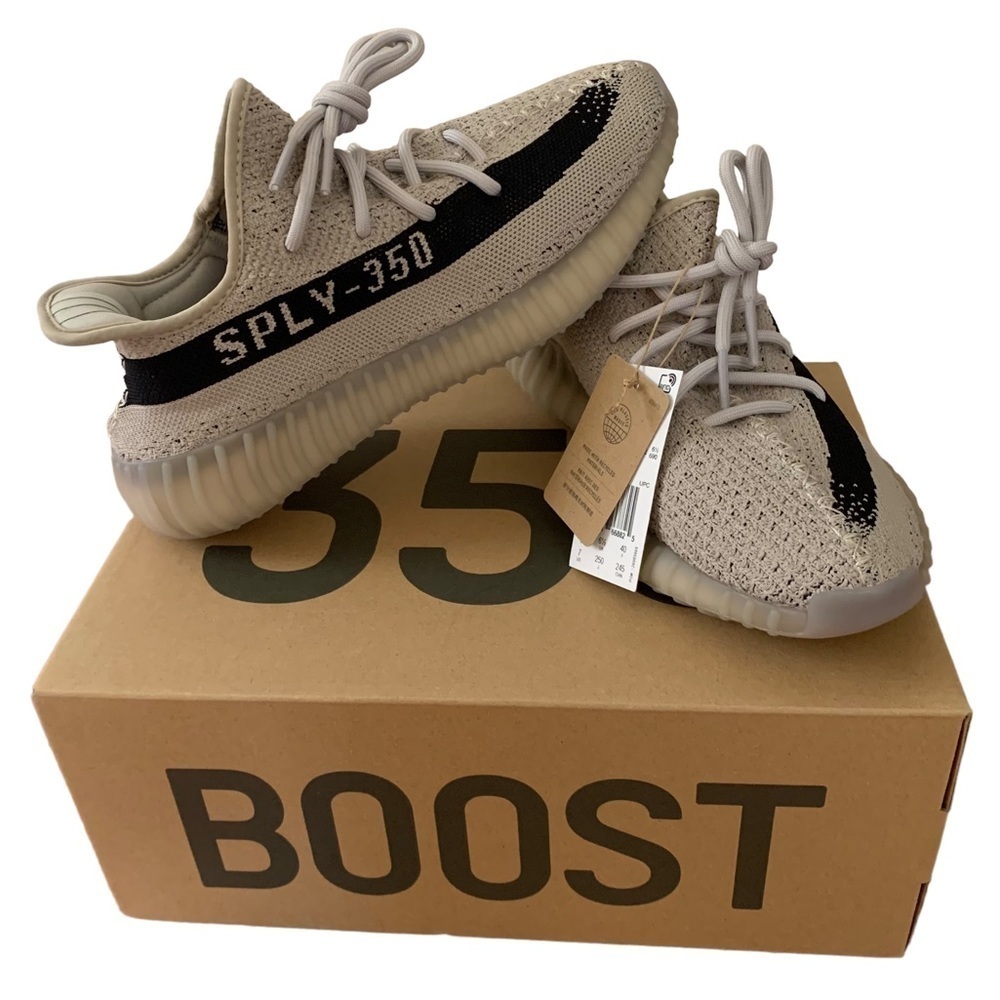 ADIDAS YEEZY Sneakers Shoes Boost 350 V2 Slate Black HP7870 Men's 7 Wome…